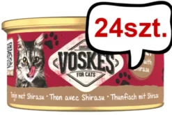 Voskes Original Jelly Tuna with Shirasu Mokra Karma dla kota op. 85g Pakiet 24szt.