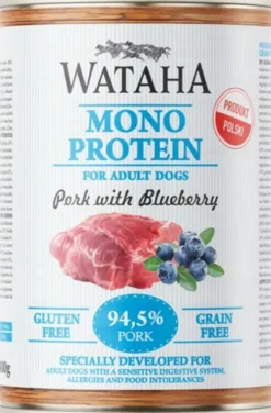 Wataha Mono Adult Pork&Blueberry Mokra Karma dla psa op. 400g