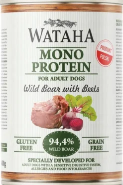 Wataha Mono Adult Wild Boar&Beets Mokra Karma dla psa op. 400g