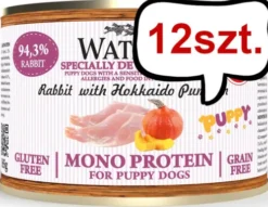 Wataha Mono Puppy Rabbit&Hokkaido Pumpkin Mokra Karma dla szczeniaka op. 185g Pakiet 12szt.