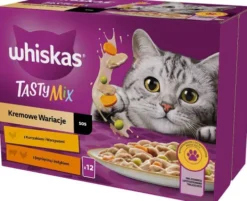 Whiskas Adult Kremowe Wariacje w sosie Mokra Karma dla kota op. 12x85g