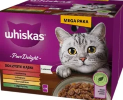 Whiskas Adult Soczyste Kąski w galaretce Mokra Karma dla kota op. 24x85g