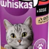 Whiskas Adult Wołowina w sosie Mokra Karma dla kota op. 400g Pakiet 12szt.