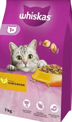 Whiskas Adult z Kurczakiem Sucha Karma dla kota op. 7kg