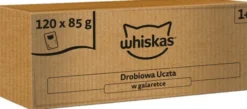 Whiskas Drobiowa Uczta w galaretce Mokra Karma dla kota op. 120x85g