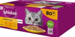 Whiskas Drobiowa Uczta w galaretce Mokra Karma dla kota op. 80x85g