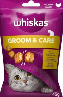 Whiskas Przysmak Groom&Care Zdrowy Blask dla kota op. 45g