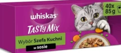 Whiskas Wybór Szefa Kuchni w sosie Mokra Karma dla kota op. 40x85g