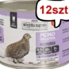 Wiejska Zagroda Adult Monobiałkowa Przepiórka Mokra Karma dla kota op. 200g Pakiet 12szt.