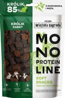 Wiejska Zagroda Monoprotein Soft Snacks Przysmaki z Królikiem dla psa op. 115g