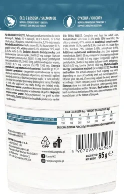 Wiejska Zagroda Monoproteinowe Fileciki Tuńczyk Mokra Karma dla kota op. 85g