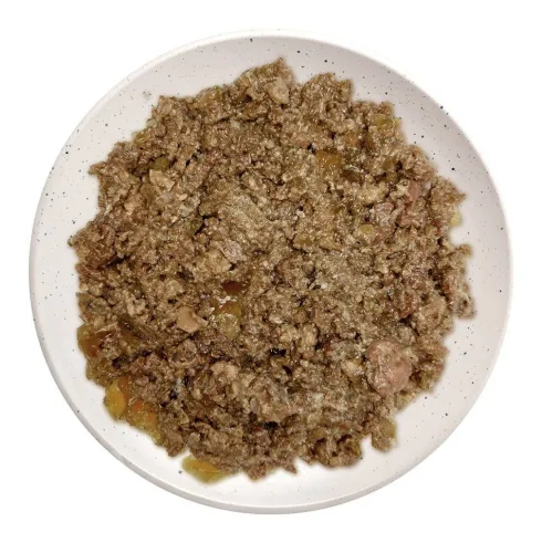 Wiejska Zagroda Mono Wołowiną z ostropestem Mokra Karma dla psa op. 5x500g