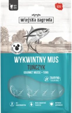 Wiejska Zagroda Wykwintny Mus Tuńczyk Przysmak dla kota op. 6x15g