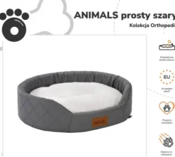 Wikopet Orthopedic Legowisko Animals rozm. M 55x45cm kolor szary