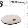 Wikopet Orthopedic Legowisko Poducha rozm. S 49x44X12cm kolor kremowy