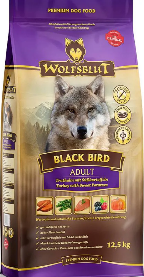 Wolfsblut Adult Black Bird Sucha Karma dla psa op. 12.5kg