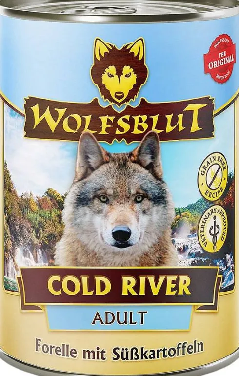 Wolfsblut Adult Cold River Mokra Karma dla psa op. 395g Pakiet 6szt.