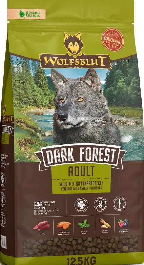 Wolfsblut Adult Dark Forest Sucha Karma dla psa op. 12.5kg