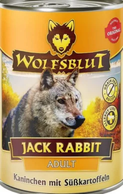 Wolfsblut Adult Jack Rabbit Mokra Karma dla psa op. 395g Pakiet 6szt. WYPRZEDAŻ