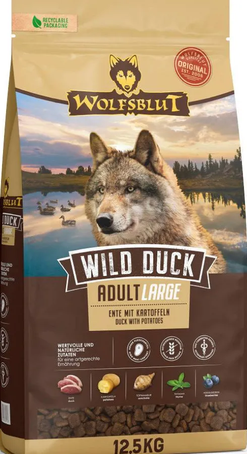 Wolfsblut Adult Large Wild Duck Sucha Karma dla psa op. 12.5kg