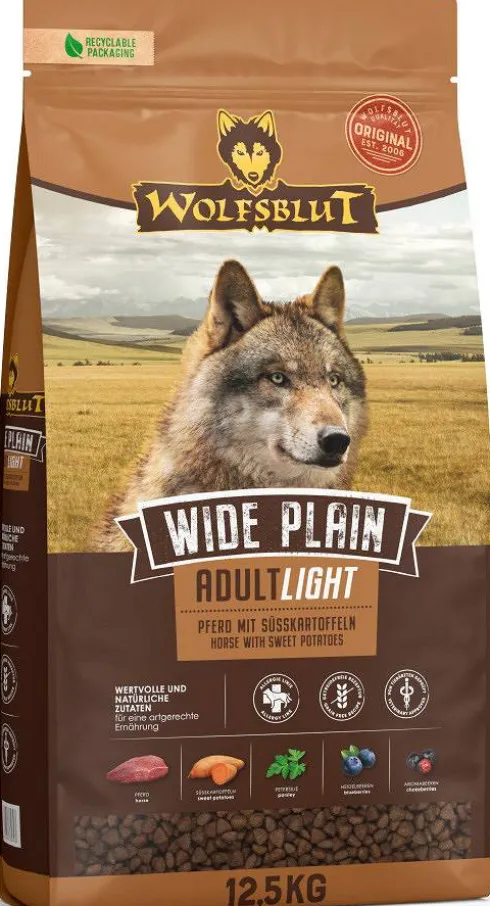 Wolfsblut Adult Light Wide Plain Sucha Karma dla psa op. 12.5kg