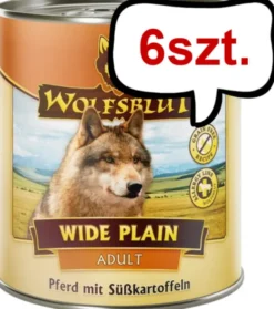 Wolfsblut Adult Wide Plain Mokra Karma dla psa op. 800g Pakiet 6szt.