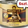 Wolfsblut Adult Wild Duck Mokra Karma dla psa op. 200g Pakiet 6szt. WYPRZEDAŻ