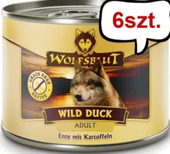 Wolfsblut Adult Wild Duck Mokra Karma dla psa op. 200g Pakiet 6szt. WYPRZEDAŻ