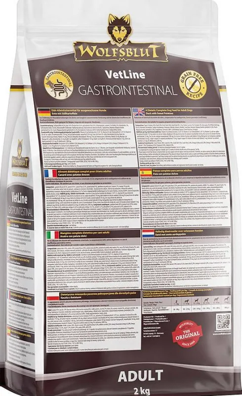 Wolfsblut VetLine Gastrointestinal Sucha Karma dla psa op. 2kg WYPRZEDAŻ