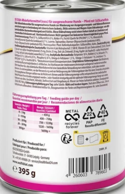 Wolfsblut VetLine Hypoallergenic Mokra Karma dla psa op. 395g Pakiet 6szt.