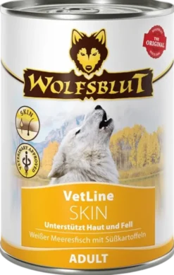 Wolfsblut VetLine Skin&Coat Mokra Karma dla psa op. 395g Pakiet 6szt. WYPRZEDAŻ