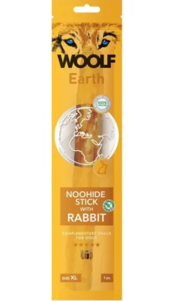 Woolf Earth Przysmak Noohide Stick z królikiem dla psa rozm.XL op.85g