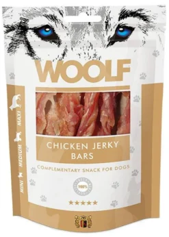 Woolf Przysmak Chicken Jerky Bars dla psa op. 100g