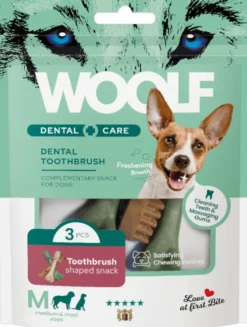 Woolf Przysmak Dental Toothbrush rozm. M dla psa op. 120g