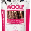 Woolf Przysmak Duck and Rawhide Twister dla psa op. 100g