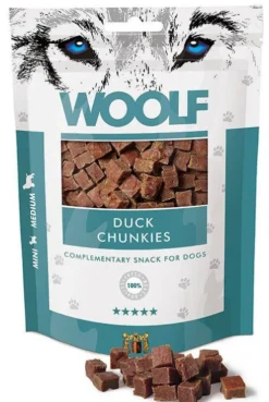 Woolf Przysmak Duck Chunkies dla psa op. 100g