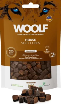 Woolf Przysmak Horse Soft Cubes dla psa op. 100g