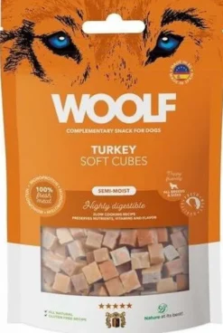 Woolf Przysmak Turkey Soft Cubes dla psa op. 100g