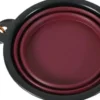Zolux Bivouak Składana miska silikonowa dla psa poj. 0.65l kolor czerwony