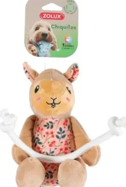 Zolux Chiquitos lama ze sznurkiem pluszowa zabawka dla psa rozm. 19cm nr kat. 480653 WYPRZEDAŻ