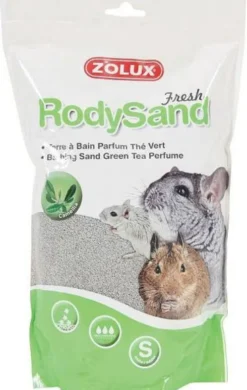 Zolux Piasek do kąpieli Rody Sand Fresh dla gryzonia zapach zielona herbata op. 2l