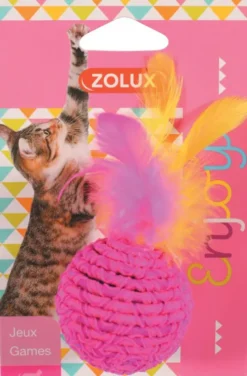 Zolux Zabawka Piłka z piórkami dla kota nr kat. 580713